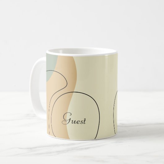 Personalized Abstract Mug (Devant gauche)