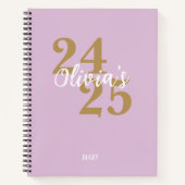 Personalized Academic Diary 2024-2025  Notitieboek (Voorkant)