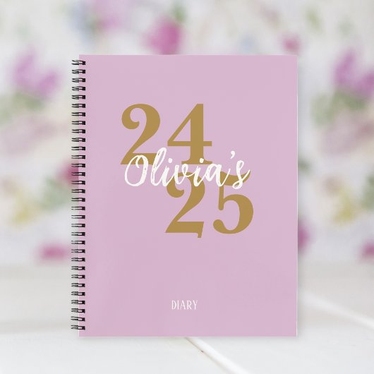 Personalized Academic Diary 2024-2025 Notitieboek