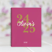Personalized Academic Diary 2024-2025 Notitieboek