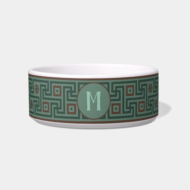 PERSONALIZED ACHILLES GEMONOGRAMMEERD VOERBAKJE (Voorkant)