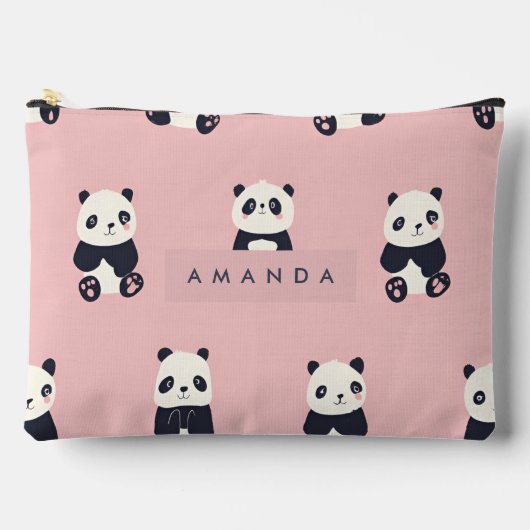 Personalized Adorable Panda Pattern Etui (Voorkant)