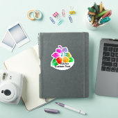 Personalized Aloha Hibiscus TropicalFlower Sticker (Couverture iPad)