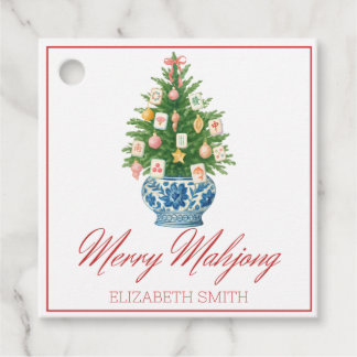 Personalized American Mahjong Gift Tags Bedankjes Labels
