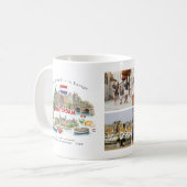 Personalized Amsterdam Travel Photo Mug (Devant gauche)