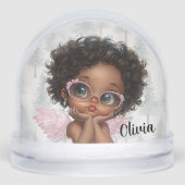 Personalized Angel Snow Globe Christmas Keepsake (Avant)