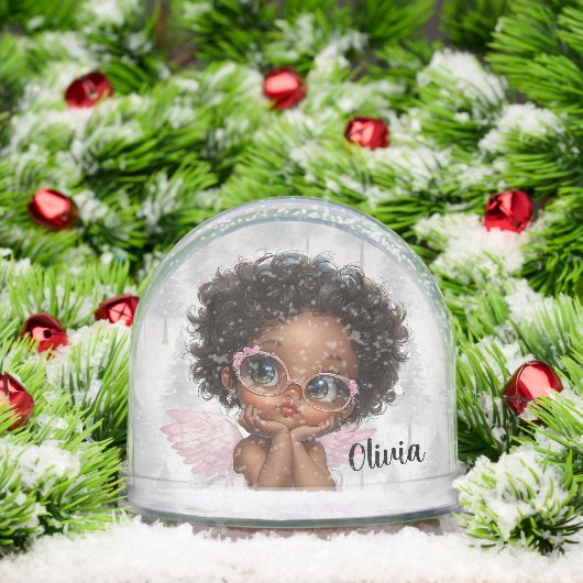 Personalized Angel Snow Globe Christmas Keepsake Sneeuwbol (Kerstmis)