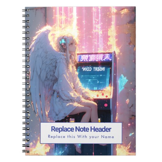 Personalized Anime Themed Notebook Notitieboek (Voorkant)