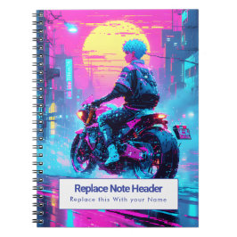 Personalized Anime Themed Notebook Notitieboek