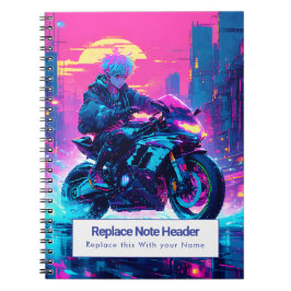 Personalized Anime Themed Notebook Notitieboek