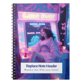 Personalized Anime Themed Notebook Notitieboek