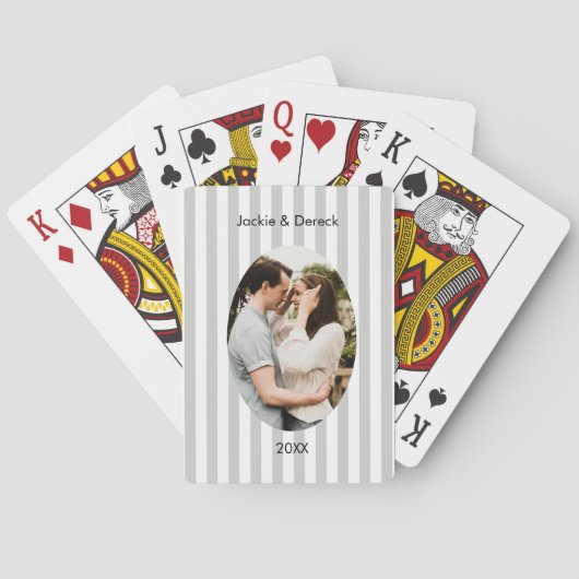 Personalized Anniversary Playing Cards – Custom  Pokerkaarten (Achterkant)