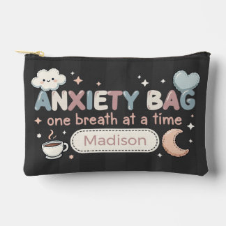 Personalized Anxiety Bag Panic Pouch Makeup Bag Etui