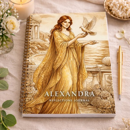 Personalized Aphrodite Reflections Journal
