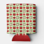 Personalized Apple Fall Check Cozy Teacher Cute Blikjeskoeler (Achterkant)