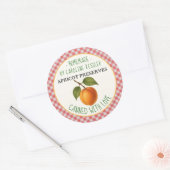 Personalized Apricot Preserves Canning Label Sheet (Envelop)