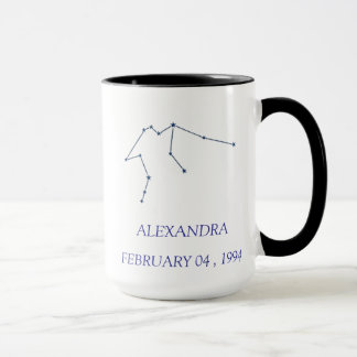 Personalized Aquarius Constellation Mug - Custom S