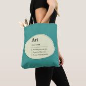 Personalized Art Definition Tote Bag (De près)