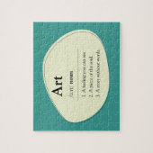 Personalized Art Dictionary Jigsaw Puzzle (Vertical)
