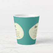 Personalized Art Dictionary Style Coffee Mug (Devant)