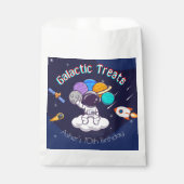Personalized Astronaut Space Party Treats Bedankzakje (Voorkant)