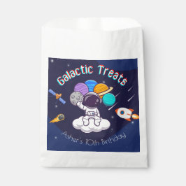 Personalized Astronaut Space Party Treats Bedankzakje