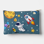 Personalized Astronaut Space School Supplies Etui (Achterkant)