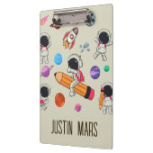 Personalized Astronauts and Planets Back to School Klembord (Links)