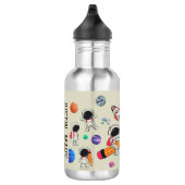Personalized Astronauts and Planets Back to School Waterfles (Rechts)