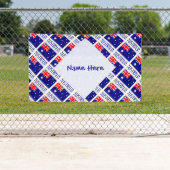 Personalized Australia Flag Tiled Spandoek (Insitu)