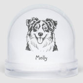 Personalized Australian Shepherd Dog Christmas (Arrière)