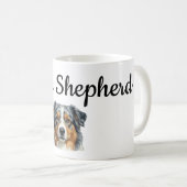 Personalized Australian Shepherd Mug Wrap – Custom (Devant droit)