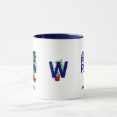 Personalized AWESOME PLANT PAPA Monogram Mok (Midden)