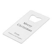 Personalized B&W Christmas Blend Holiday Design (Dos Angle)
