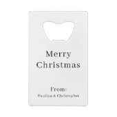 Personalized B&W Christmas Blend Holiday Design (Dos)