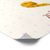 Personalized Baby Birth Poster – Woodland Fawn (Coin)