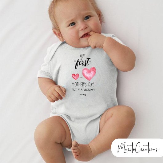 Personalized baby jumpsuit first mother's day romper