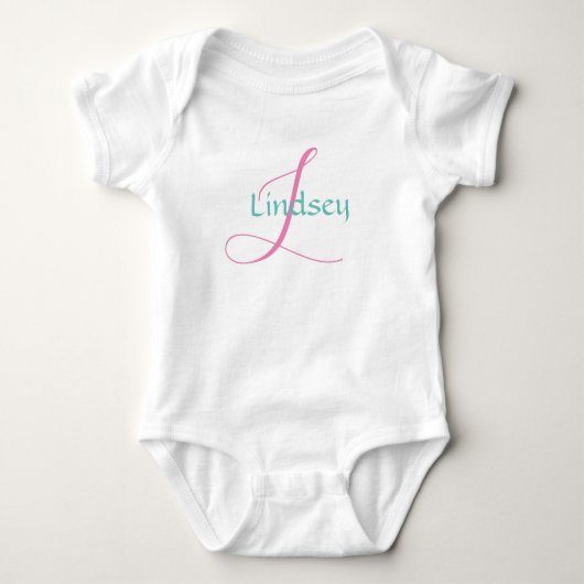 PERSONALIZED BABY ONESIE ROMPER (Voorkant)