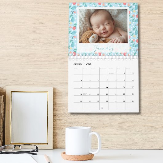 Personalized Baby Photo Calendar – Keepsake Gift Kalender