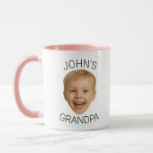 Personalized Baby Photo Grandpa Mug (Gauche)