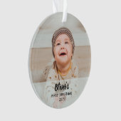 Personalized Baby’s First Christmas  (devant)
