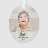 Personalized Baby’s First Christmas  (devant)