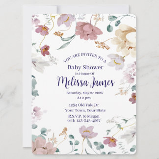 Personalized Baby Shower Invitation Feestdagenkaart