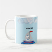 Personalized Baby Shower Mug (Gauche)