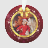 Personalized Baby's First Christmas Photo Keepsake (devant)
