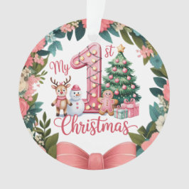 Personalized Baby's First Holiday Keepsake Ornament