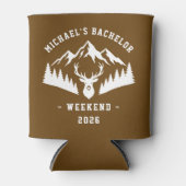Personalized Bachelor Weekend Mountain Blikjeskoeler (Voorkant)