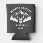 Personalized Bachelor Weekend Mountain Blikjeskoeler (Achterkant)