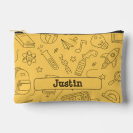 Personalized Back to School Backpack & Doodles Etui