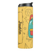 Personalized Back to School Backpack & Doodles Thermosbeker (Gedraaid links)